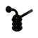 Mini DAB Oil Rigs Internal Comb Perc Glass Oil Burner