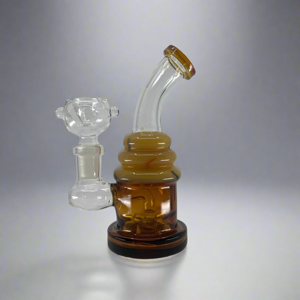 6 Inch Mini Dab Rig with unique ice cream design, compact and stylish for convenient use.