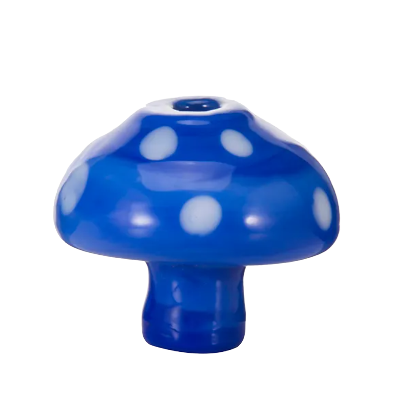 Mushroom-Shaped Glass Carb Cap 32mm For Thermal Quartz Banger Nails