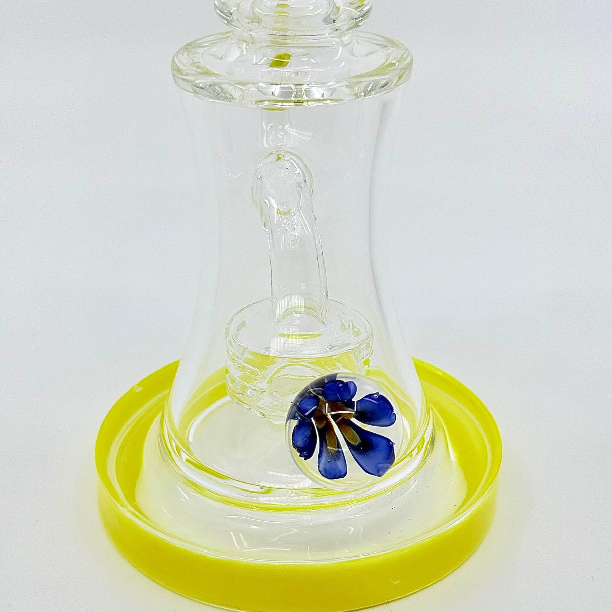 New 8.5 inch Flower Face Crystal glass Dab Rig - SmokeMEGA