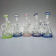 Stylish snake design dab rigs in multiple colors.