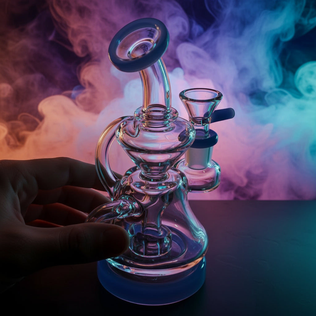 Smok Dab Rigs Snake Theme Glass Rig | SmokeMEGA
