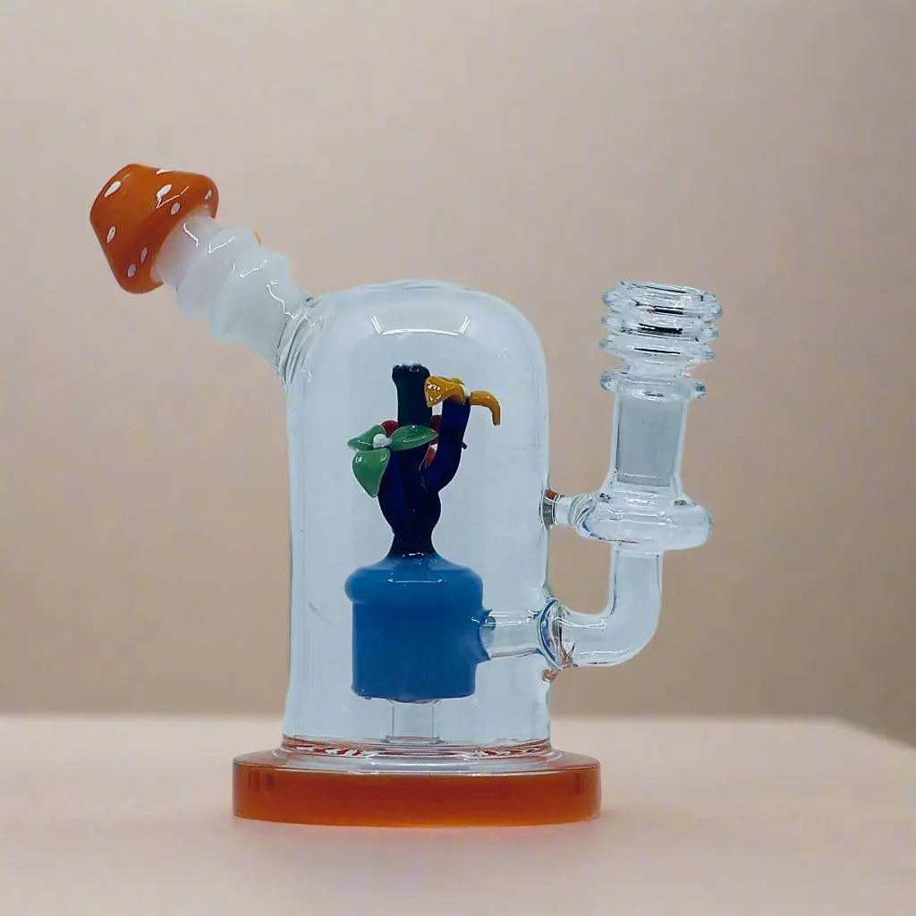 New Flower Art Dab Rig - Orange