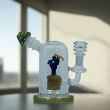 New Flower Art Dab Rig - Dark Green
