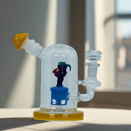 New Flower Art Dab Rig- yellow