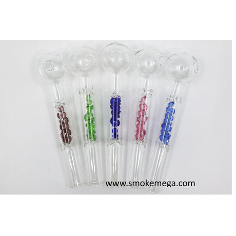 Oil Burner Pipe | 4" Filled With Crystal - 12 per pack