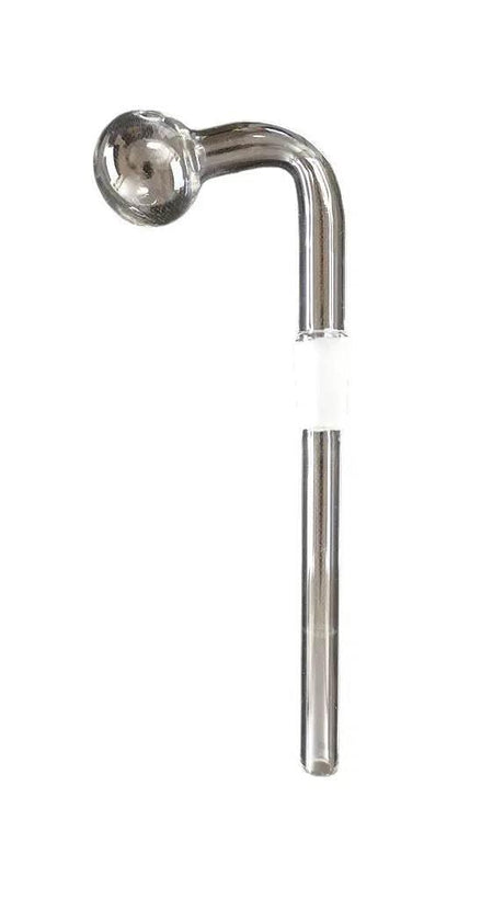 Oil Burner | 4.5 Inch 14mm Bend Clear Glass Oil Burner - SmokeMEGA