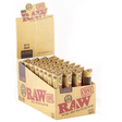 RAW NATURALUNREFINED PRE ROLLED CONES - 32 PACK - SmokeMEGA