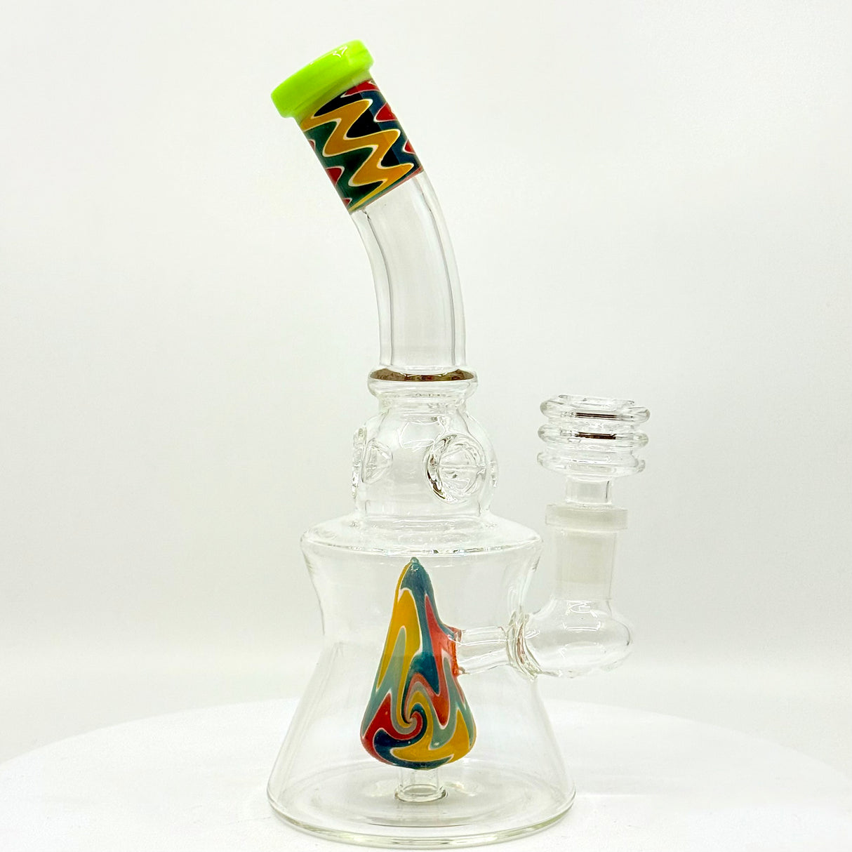  Rainbow Twist Shower Head Dab Rig 