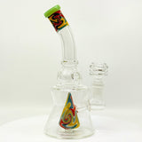  Rainbow Twist Shower Head Dab Rig 