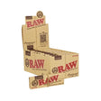 Raw Organic Hemp 1 1/4 rolling papers display box, eco-friendly unbleached hemp papers for clean smoking.