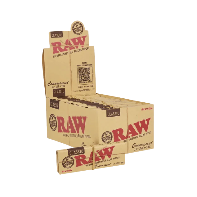 Raw Organic Hemp 1 1/4 in Rolling Papers