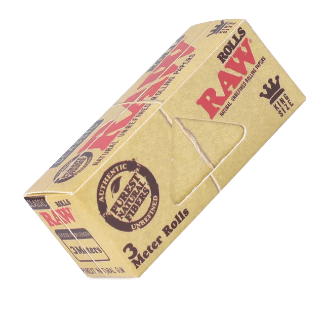 Raw Classic Paper Rolls King Size - 3 Meter Rolls - SmokeMEGA