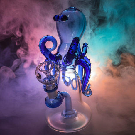 Recycle Bong | Otto The Octopus Glass Showerhead Recycle Bong 7.5"