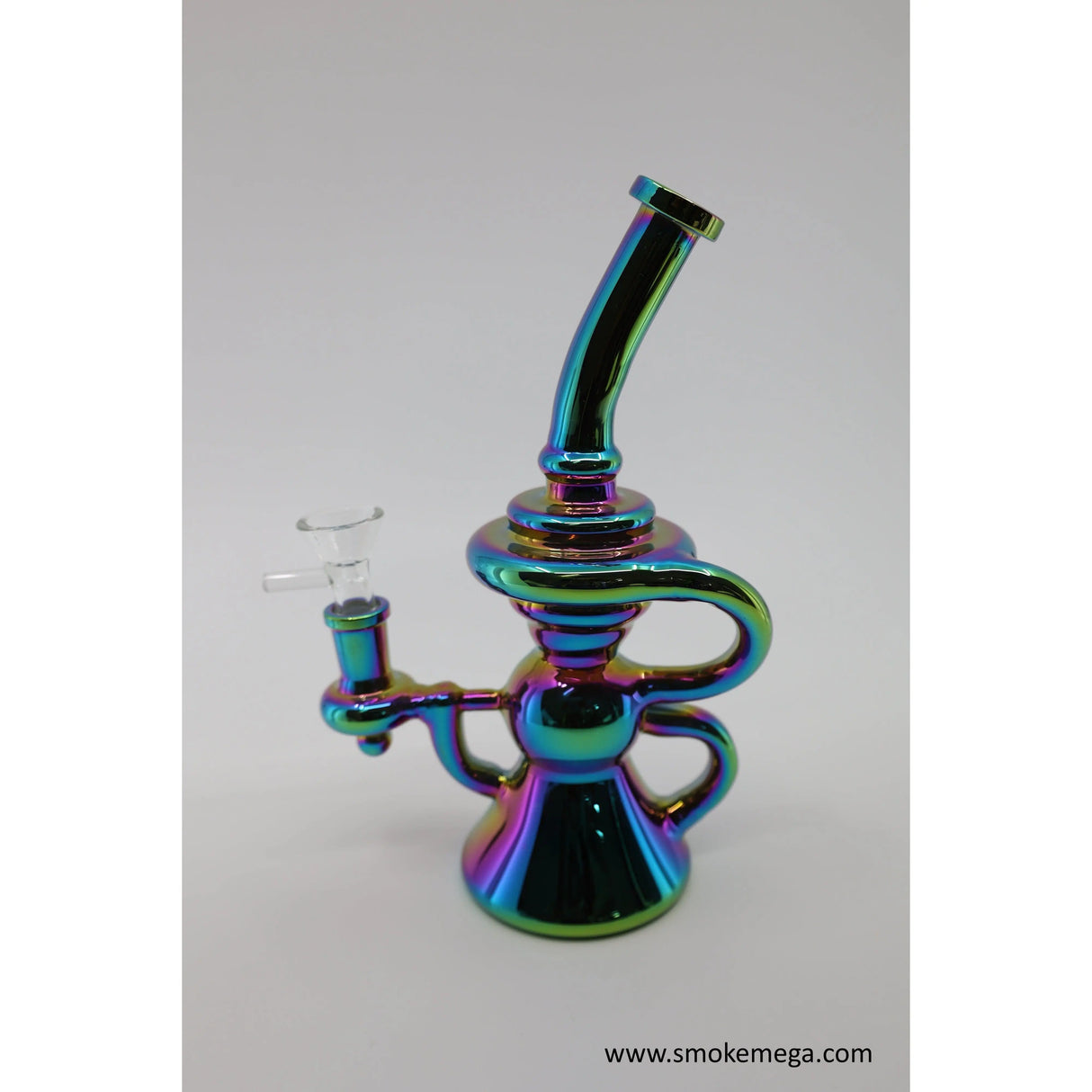 Recycle Dab Rigs - 8" Metallic Design