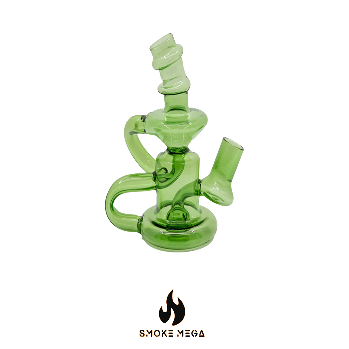 Recycler Dab Rig with 14mm Male 90 Degree Banger