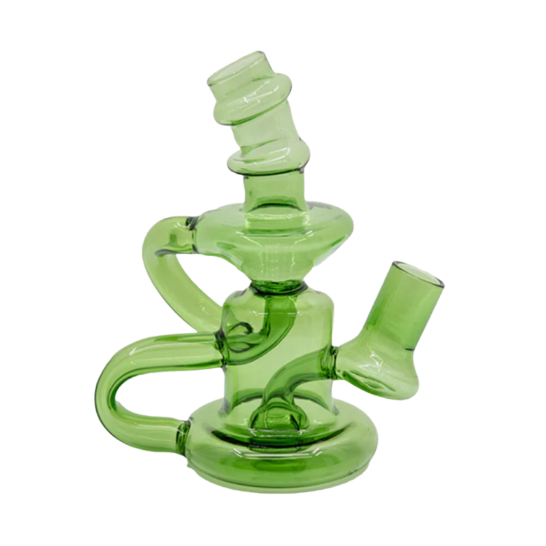 Recycler Dab Rig with 14mm Male 90 Degree Banger