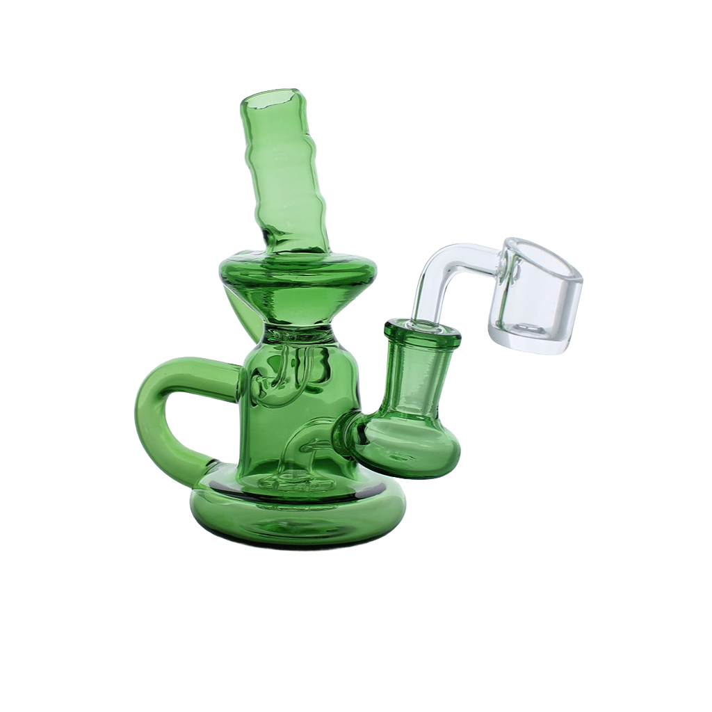 Recycler Dab Rig with 14mm Male 90 Degree Banger