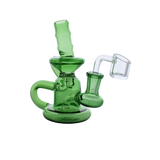 Recycler Dab Rig with 14mm Male 90 Degree Banger - SmokeMEGA