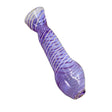 3.5" Color Tube Slime Bead Glass Chillum hand pipe with vibrant slime accents.