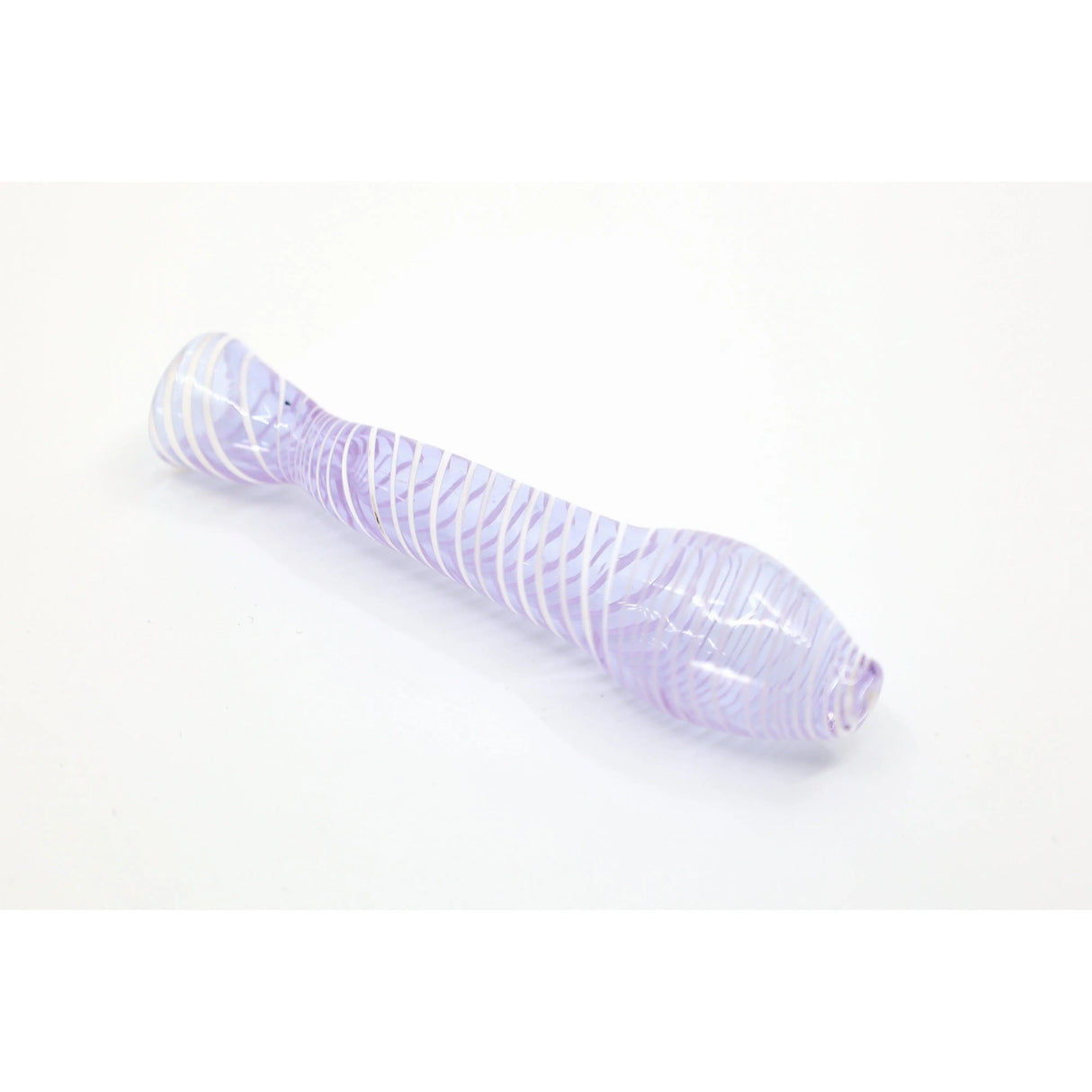 SK - 1098 3.5" Color  Tube Slime Bead Glass Chillum hand pipe