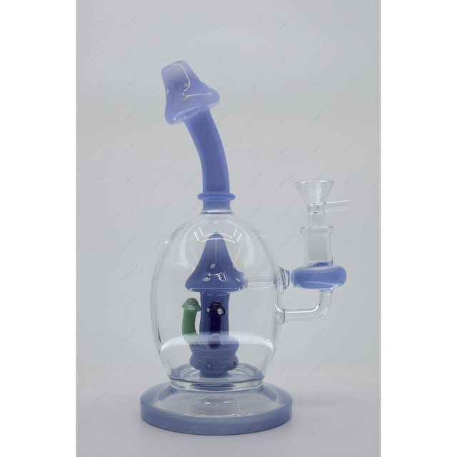 10 inch mushroom dab rig with artistic design and superior craftsmanship