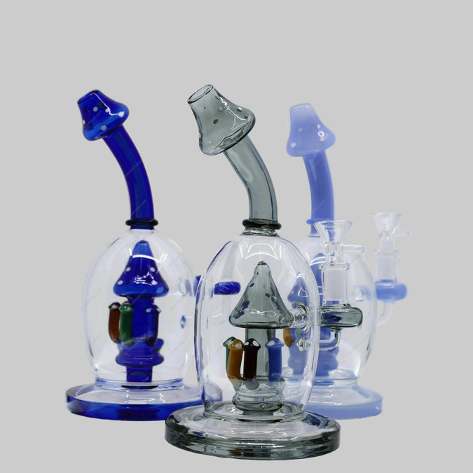 10 Inch Mushroom Egg Bong and Dab Rig