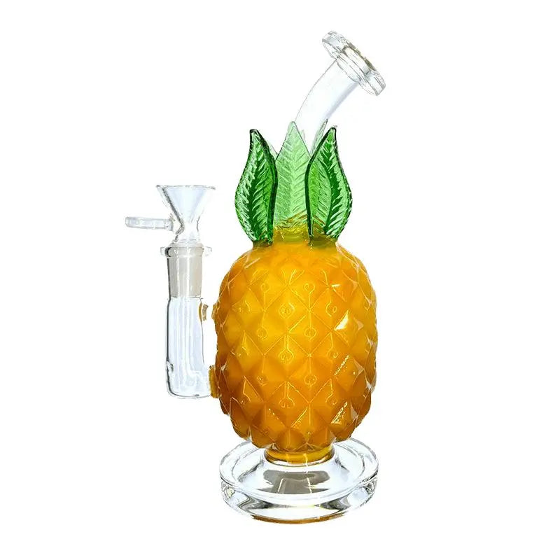 SK -482  8" JUICY GLASS PINEAPPLE BONG DAB RIG