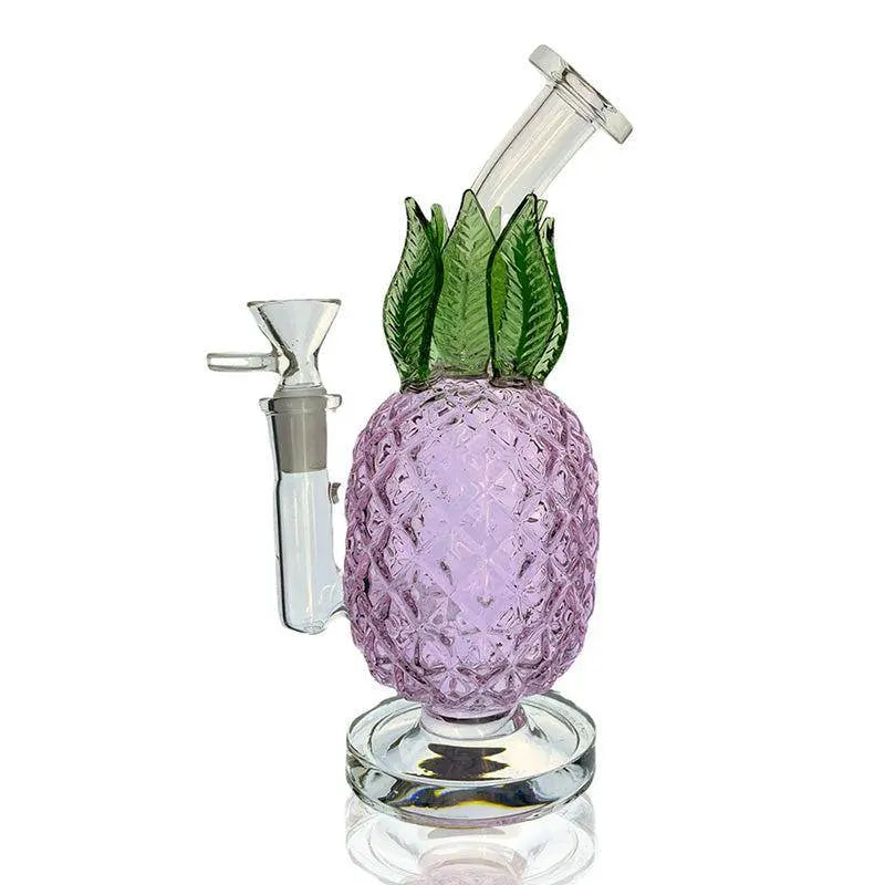 SK -482  8" JUICY GLASS PINEAPPLE BONG DAB RIG