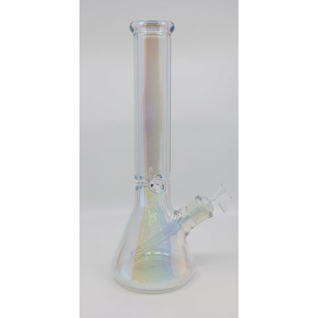 14" Heavy Thick Iridescent Glass Beaker Bong - Kaleidoscope Eyes