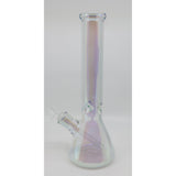 14" Heavy Thick Iridescent Glass Beaker Bong - Kaleidoscope Eyes