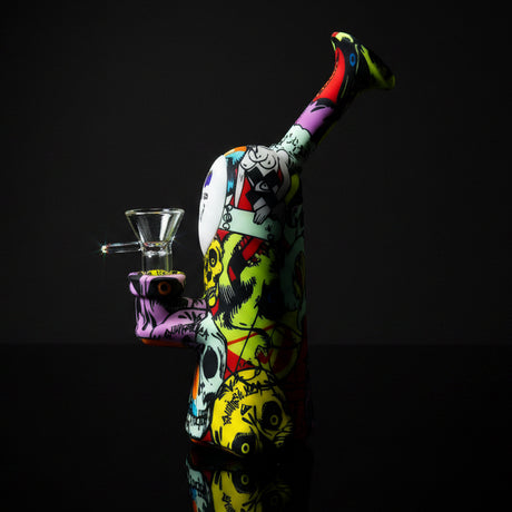 Spirited Away Bong, No face (Kaonashi) Silicon pipe - SmokeMEGA
