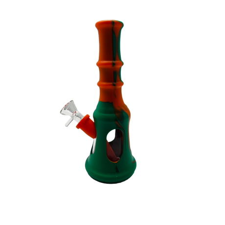 SK - 758 Silicone Water Smoking Pipes Drop Resistant Beaker Style Silicone Pipe 8" Silicone Bongs Pipe