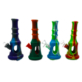 SK - 758 Silicone Water Smoking Pipes Drop Resistant Beaker Style Silicone Pipe 8" Silicone Bongs Pipe