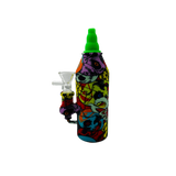 SK - 759 MULTI COLOR SILICONE BOTTLE RIG - SmokeMEGA