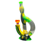 SK - 772 Ooze Echo 4-in-1 Silicone Glass Water Pipe