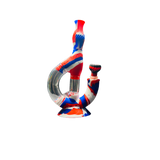 SK - 772 Ooze Echo 4-in-1 Silicone Glass Water Pipe - SmokeMEGA