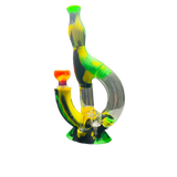 SK - 772 Ooze Echo 4-in-1 Silicone Glass Water Pipe - SmokeMEGA