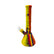 Silicone Bong- Rasta Color Silicone Water Pipe 12.5"