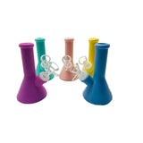 Silicone Bong | 5 Inch 4 PIECE Unbreakable Detachable Water Pipe + SCR