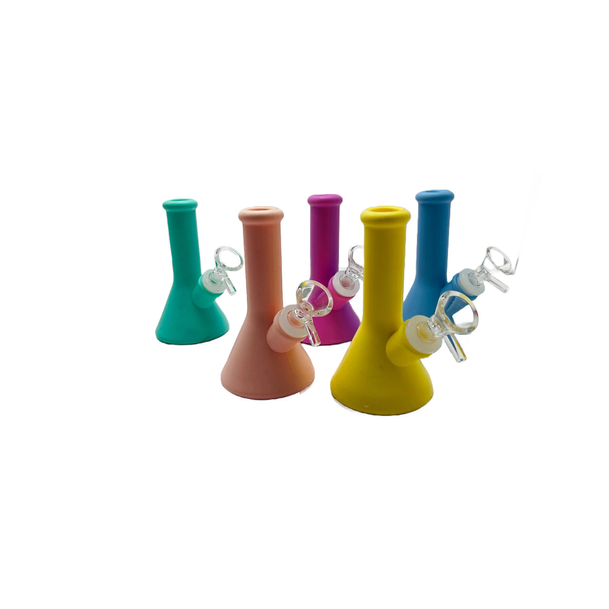 Silicone Bong | 5 Inch 4 PIECE Unbreakable Detachable Water Pipe + SCR