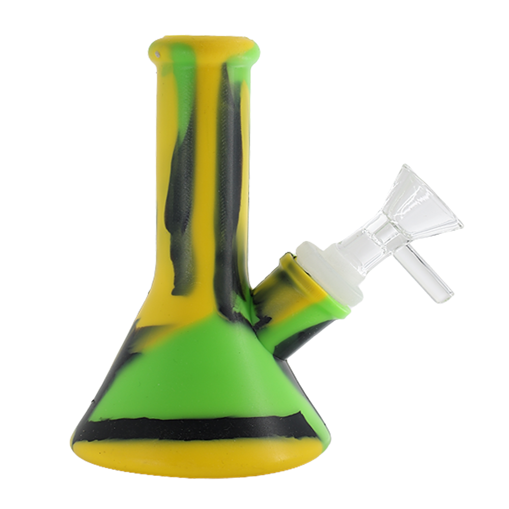 Silicone Color Bong- 4 inch