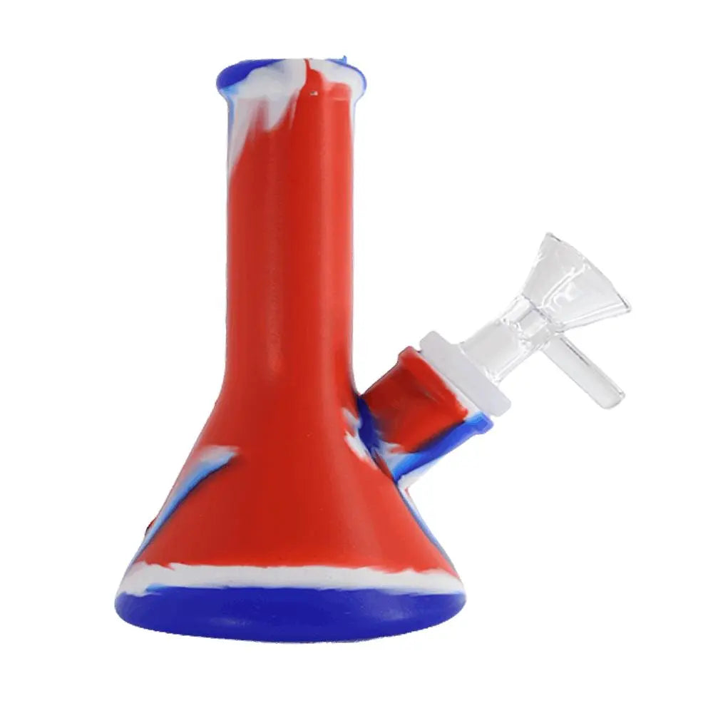 Silicone Color Bong- 4 inch