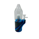 Silicone Glass Peak Dome Perk Water Pipe