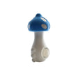 4.25" silicone mushroom hand pipe, durable and portable smoking accessory, whimsical design.