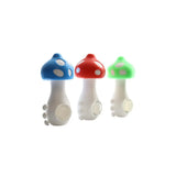 Silicone Pipe | 4.25" Silicone Mushroom Hand Pipe