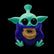 Silicone Water Pipe | Baby Yoda - SmokeMEGA