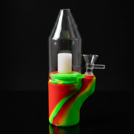 Silicone Water Pipe | Glass Peak Dome - SmokeMEGA