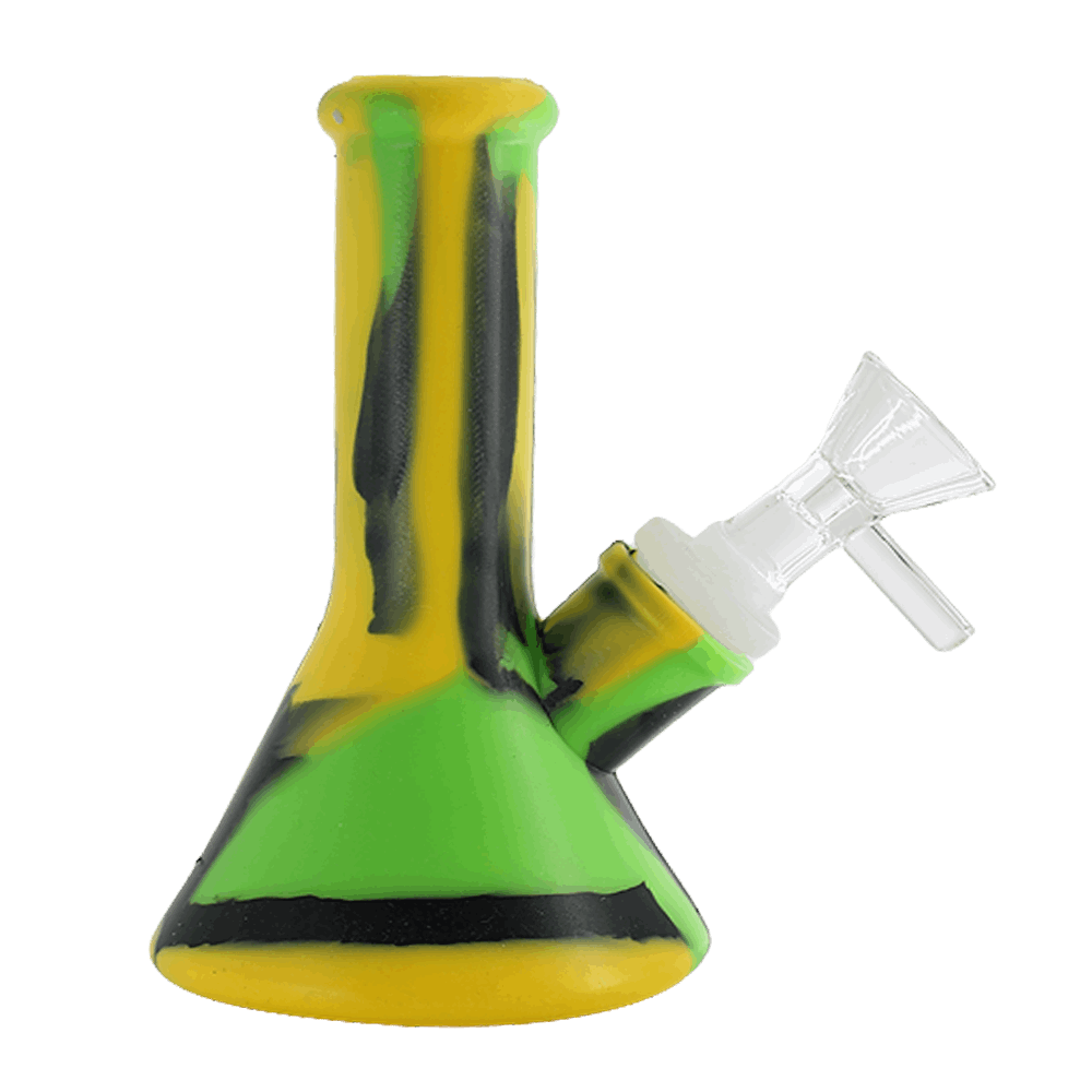 Silicone Color Bong- 4 inch