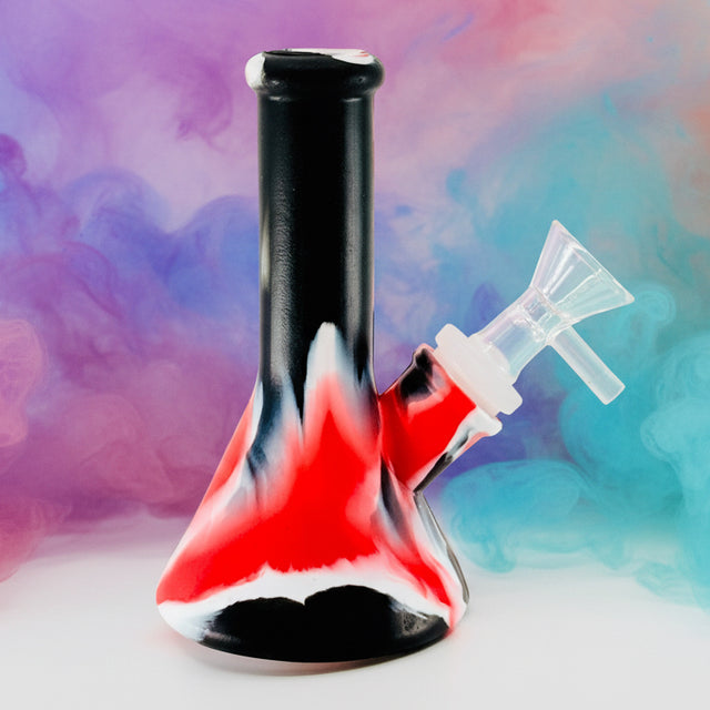 Silicone Bong | 5 Inch 4 PIECE Unbreakable Detachable Water Pipe ALL NEW